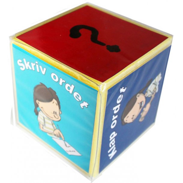 Wordifax 1, to st kort og to sm lommeterninger