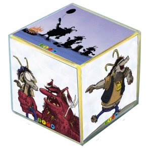 De tre Bukke Bruse og trolden under broen, sider til lommeterninger