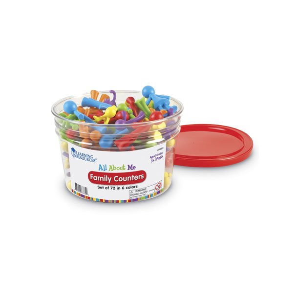 Mig og min familie - gummifigurer 72 stk.