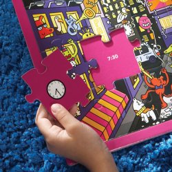 Match It Up Matematikpuslespil om klokken