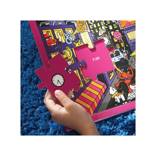 Match It Up Matematikpuslespil om klokken