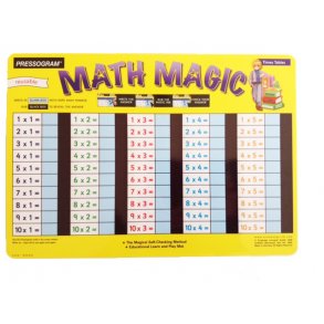 Magisk Pressogram -Gangetabeller ordnet - uden pen