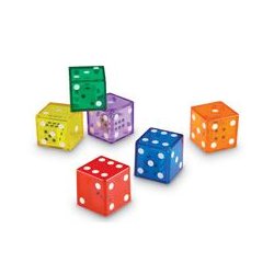 6-sidet dobbeltterning  JUMBOSTRRELSE, 12 stk 