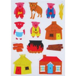 De tre sm grise - magnetisk historie p engelsk