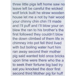 De tre sm grise - magnetisk historie p engelsk