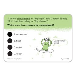 Hot Dots Laugh it Up! Vocabulary Cards - Synonyms
