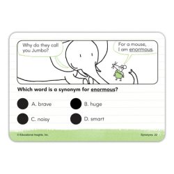 Hot Dots Laugh it Up! Vocabulary Cards - Synonyms