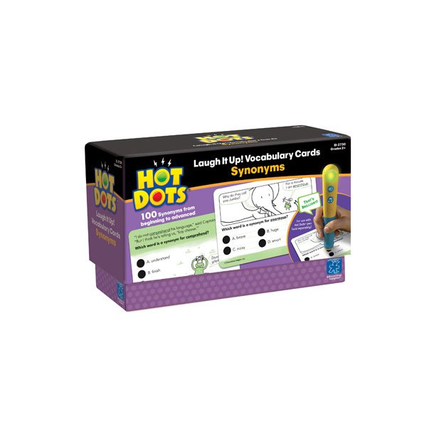Hot Dots Laugh it Up! Vocabulary Cards - Synonyms