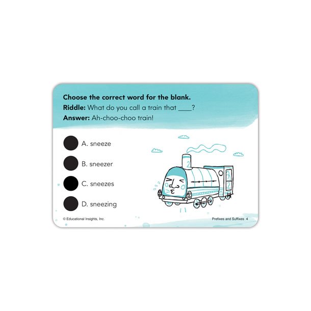 Hot Dots Laugh it Up! Prefixes and Suffixes