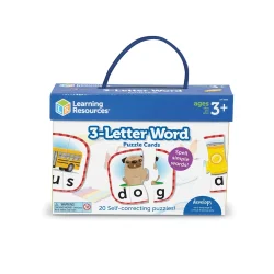 3 Letter Word Puzzle Cards 