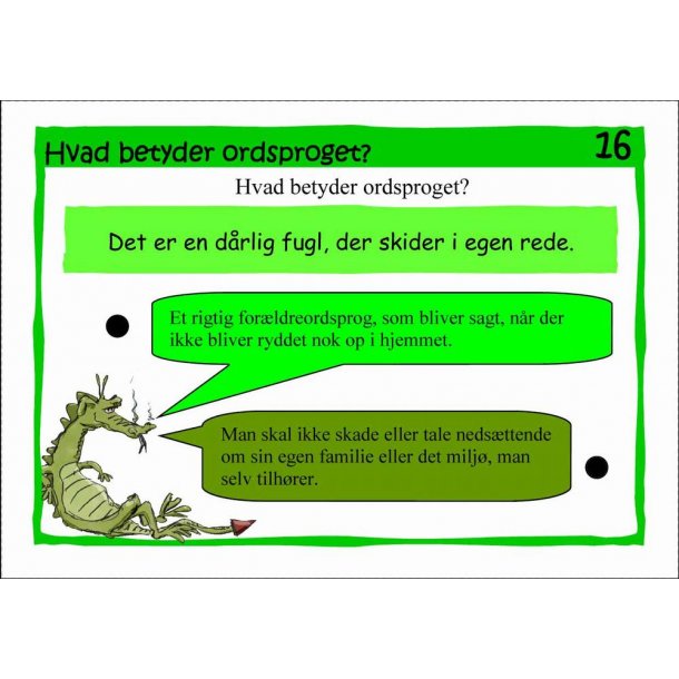 Hot Dot kort til danskundervisningen - filer til download