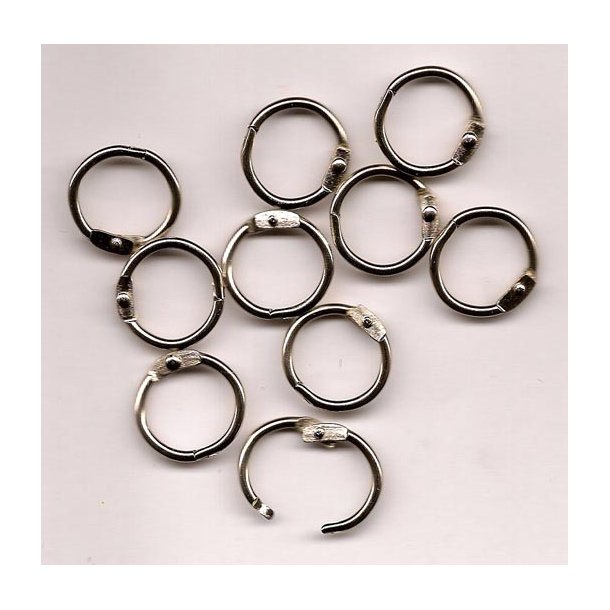 Samleringe/Book Rings 25 mm.