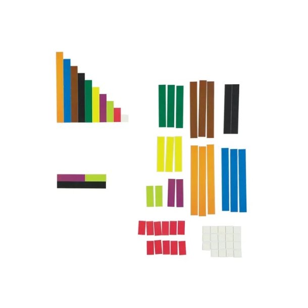 Cuisenaire-stnger, magnetiske