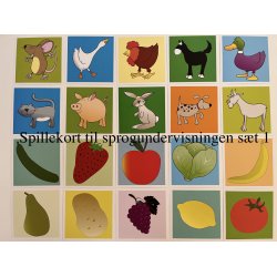 Billedkort til begyndersprogundervisningen - st 1 eller st 2