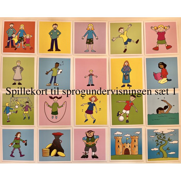 Billedkort til begyndersprogundervisningen - st 1 eller st 2