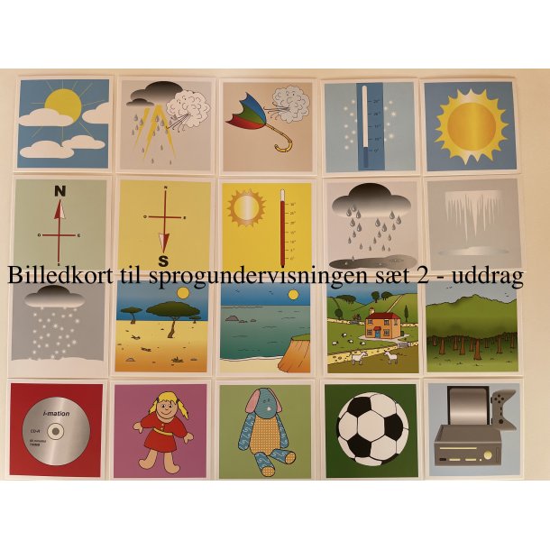 Billedkort til begyndersprogundervisningen - st 1 eller st 2