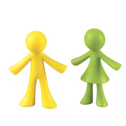 Mig og min familie - gummifigurer 24 stk.