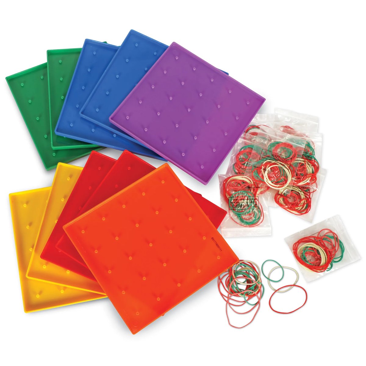 Sømbrætter - Geoboards 10 stk. - Matematik - Lær med stil | Simonsen ...