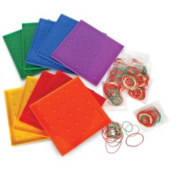 Smbrtter - Geoboards 10 stk.
